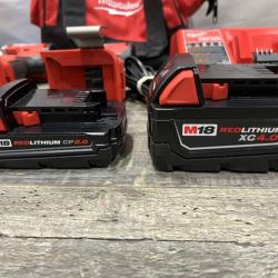 AS-IS Milwaukee 18-Volt Lithium-Ion Brushless Cordless Compact Hammer Drill/Impact Combo Kit