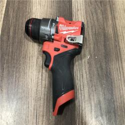 AS-IS Milwaukee  FUEL 12V Lithium-Ion Brushless Cordless 1/2 in. Hammer Drill (Tool-Only)