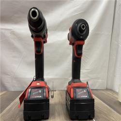 AS-IS Milwaukee FUEL 18V Lithium-Ion Brushless Cordless Hammer Drill and Impact Driver Combo Kit