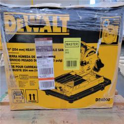 CALIFORNIA AS-IS DEWALT 10 (254mm) HEAVY DUTY WET TILE SAW