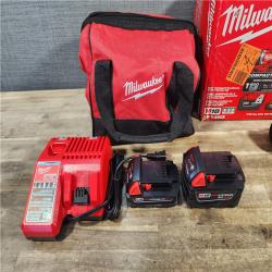 HOUSTON LOCATION - AS-IS M18 18-Volt Lithium-Ion Brushless Cordless Compact Hammer Drill/Impact Combo Kit (2-Tool) with (2) Batteries, Bag