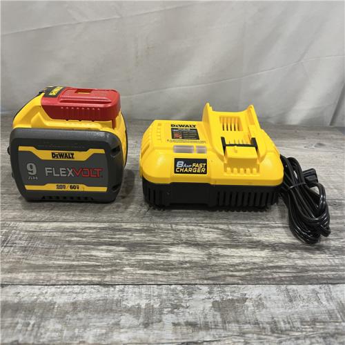 AS-IS DEWALT 20V/60V MAX FLEXVOLT Lithium-Ion 9.0Ah Battery and Charger Starter Kit