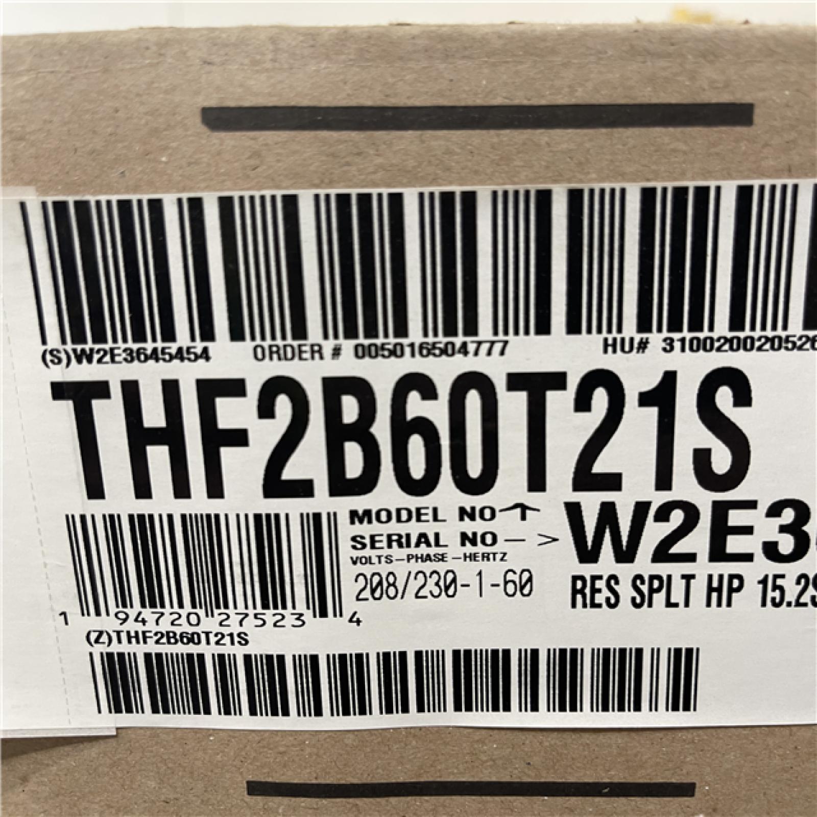 DALLAS LOCATION - Johnson Controls 5.0 Ton 15.2 SEER Ac Condensing Unit