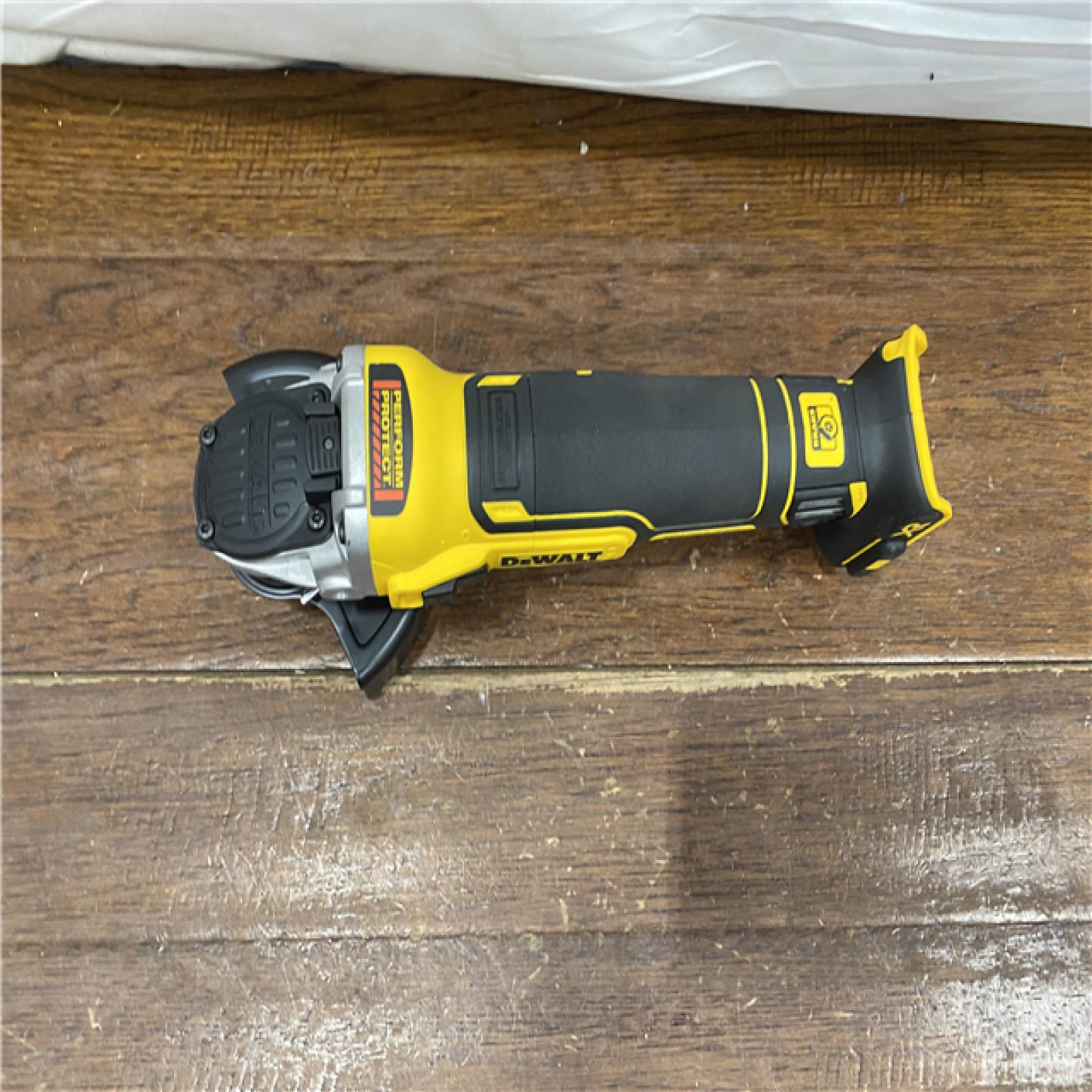 AS-IS DeWalt DCG405B 20V Max XR 4.5-Inch Slide Switch Small Angle Grinder (Tool Only)