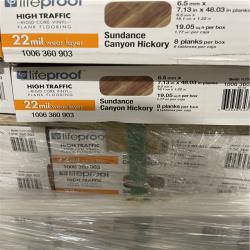 DALLAS LOCATION- LIFEPROOF SUNDANCE CANYON VINYL FLOORING PALLET (40 UNITS)