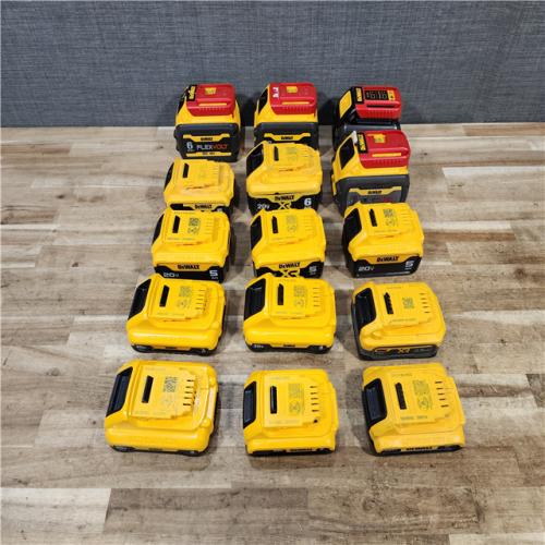 HOUSTON LOCATION - AS - IS DEWALT BATTERY PACK QTY - 15