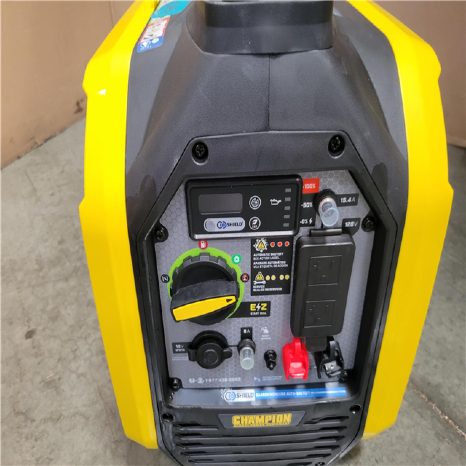 CALIFORNIA AS-IS LIKE NEW CHAMPION 2 500/1 850-WATT INVERTER GENERATOR
