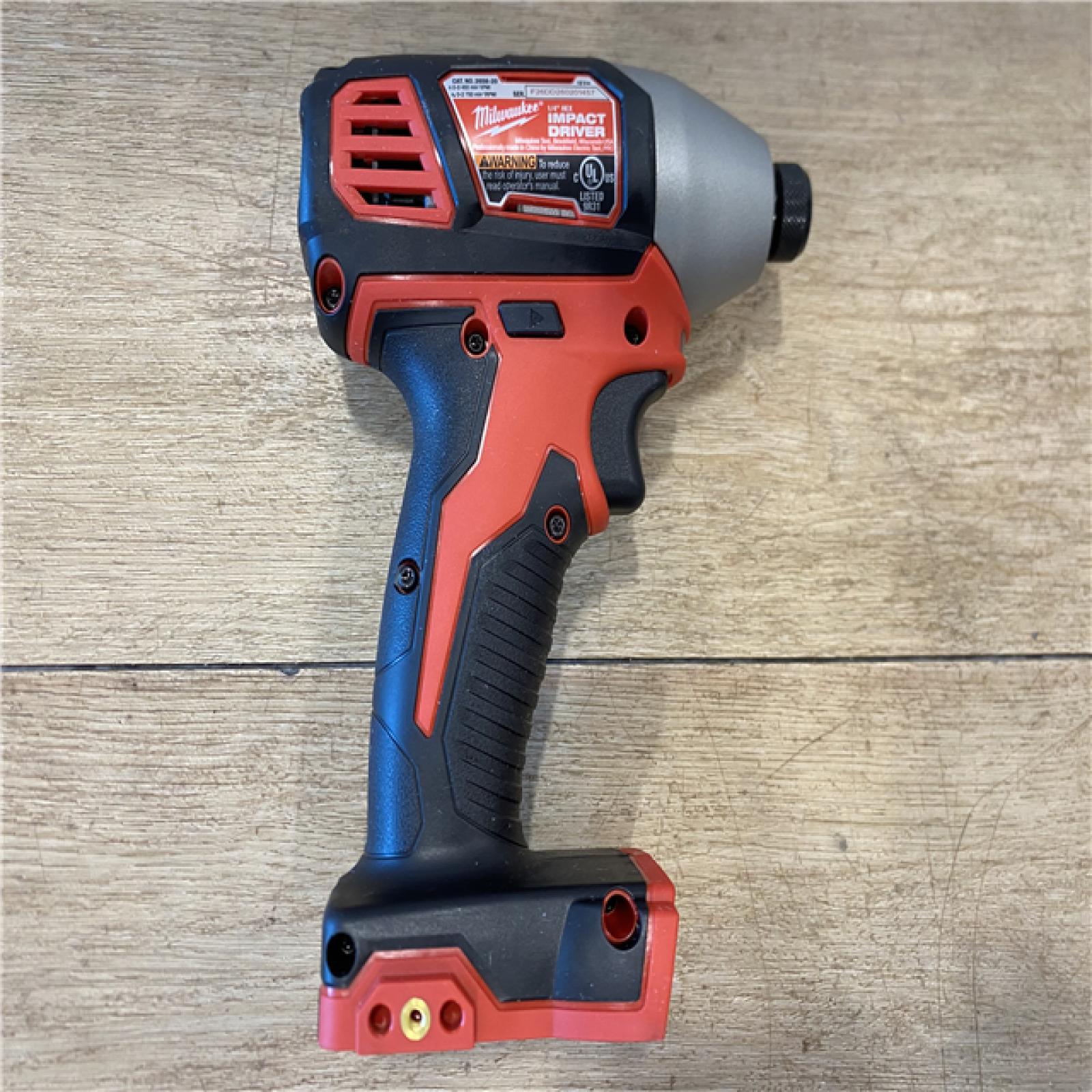 AS-IS Milwaukee 18V Lithium-Ion Cordless 1/4 in. Hex Impact Driver (Tool-Only)