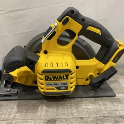 AS-IS DEWALT FLEXVOLT 60V MAX Cordless Brushless 7-1/4 in. Circular Saw with Brake (Tool Only)