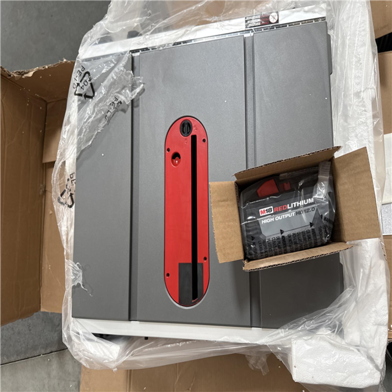 California AS-IS Milwaukee 8-1/4 Table Saw  Includs (1) Battery & Charger