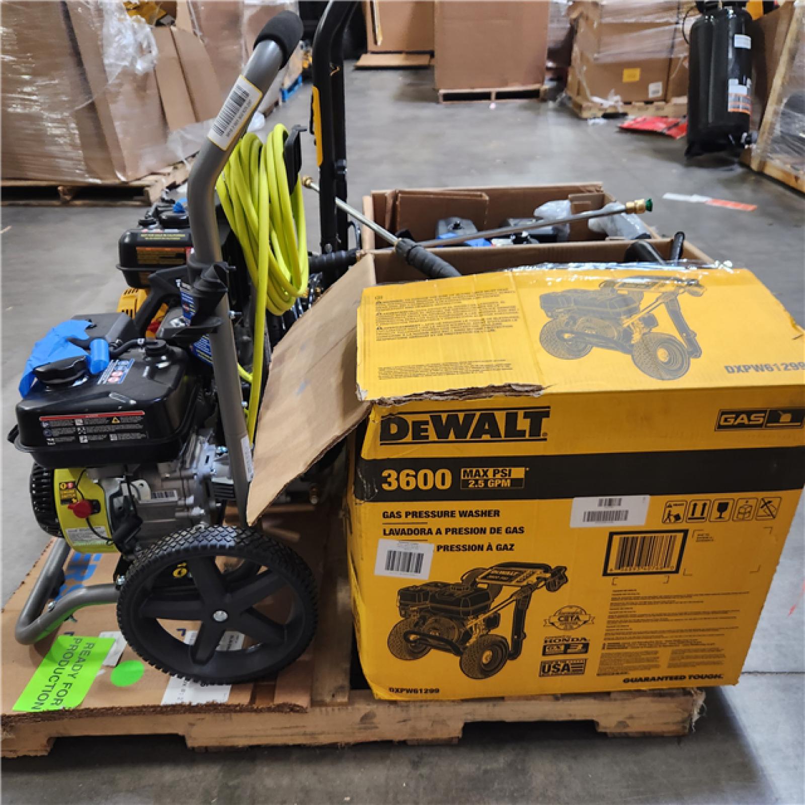 Dallas Location - As-Is GAS PRESSURE WASHER (Lot Of 4)