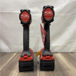 AS-IS Milwaukee FUEL 18V Lithium-Ion Brushless Cordless Hammer Drill and Impact Driver Combo Kit