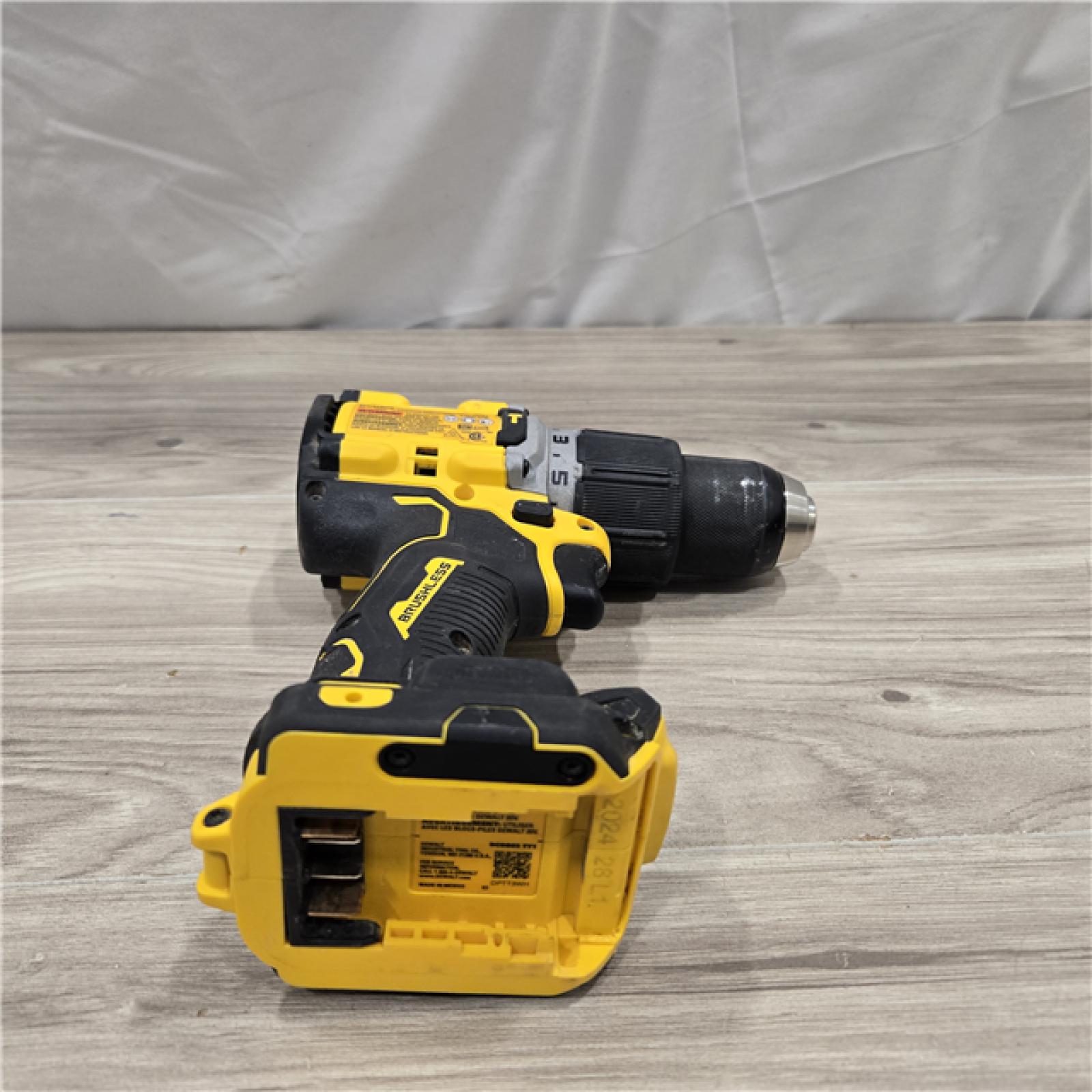 AS-IS DEWALT 20V Compact Cordless 1/2 in. Hammer Drill (Tool-Only)
