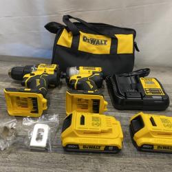 AS-IS DEWALT ATOMIC 20-Volt MAX Lithium-Ion Cordless (2-Tool) Combo Kit
