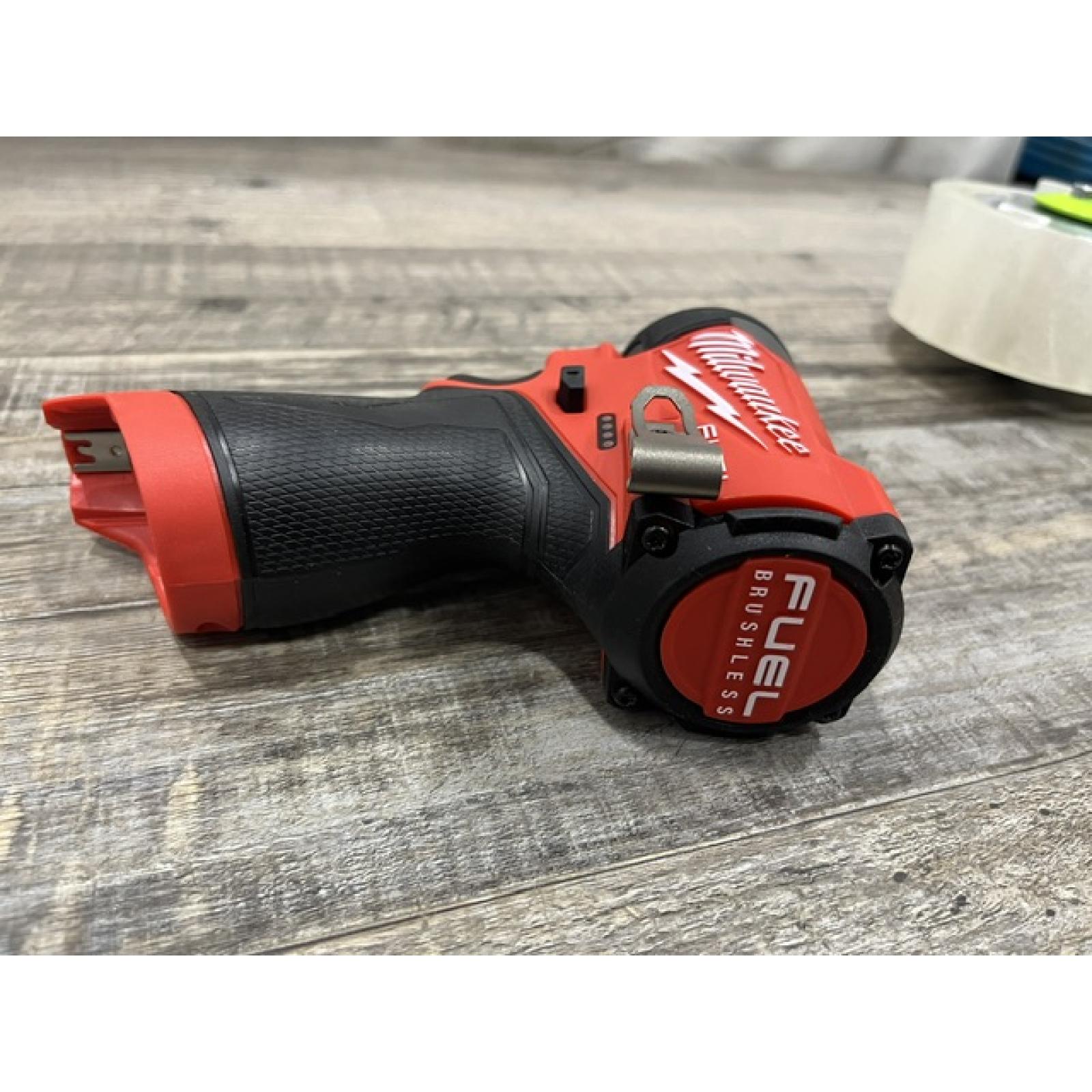 AS-IS Milwaukee FUEL 12-Volt Lithium-Ion Brushless Cordless Hammer Drill and Impact Driver Combo Kit