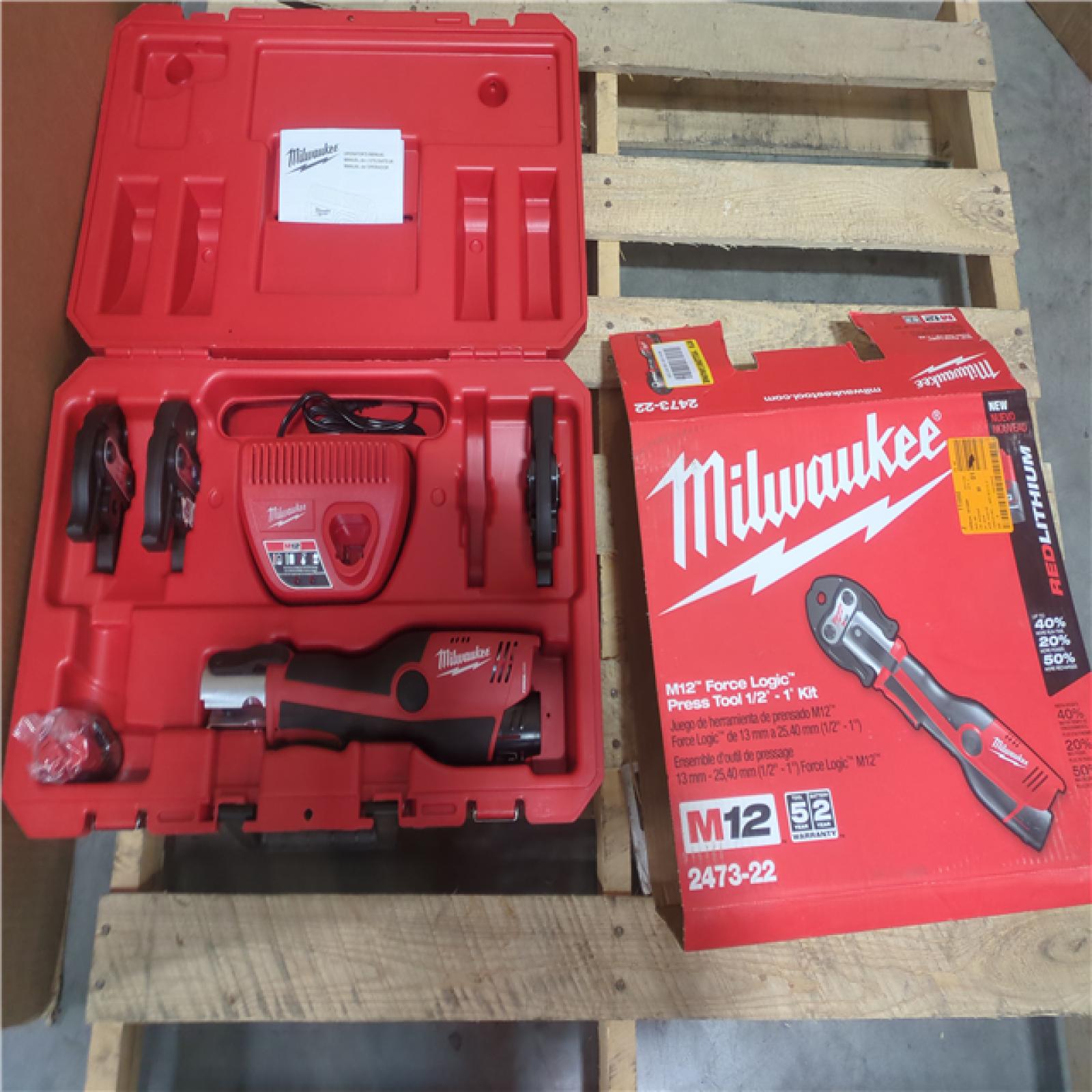 CALIFORNIA AS-IS M12 FORCE LOGIC PRESS TOOL Kit