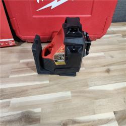 HOUSTON LOCATION - AS-IS Milwaukee-3632-21 M12 Green Beam Laser 360Â° 3-Plane Kit