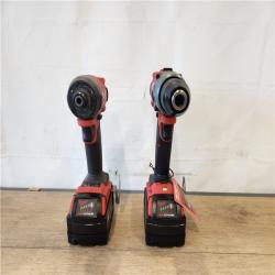 AS-IS- Milwaukee FUEL 18V Lithium-Ion Brushless Cordless Hammer Drill and Impact Driver Combo Kit