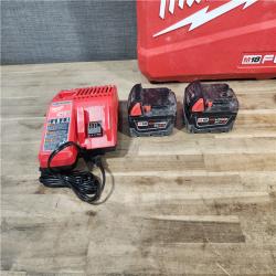 HOUSTON LOCATION - AS-IS MILWAUKEE FUEL 18V Lithium-Ion Brushless Cordless Hammer Drill and Impact Driver Combo Kit