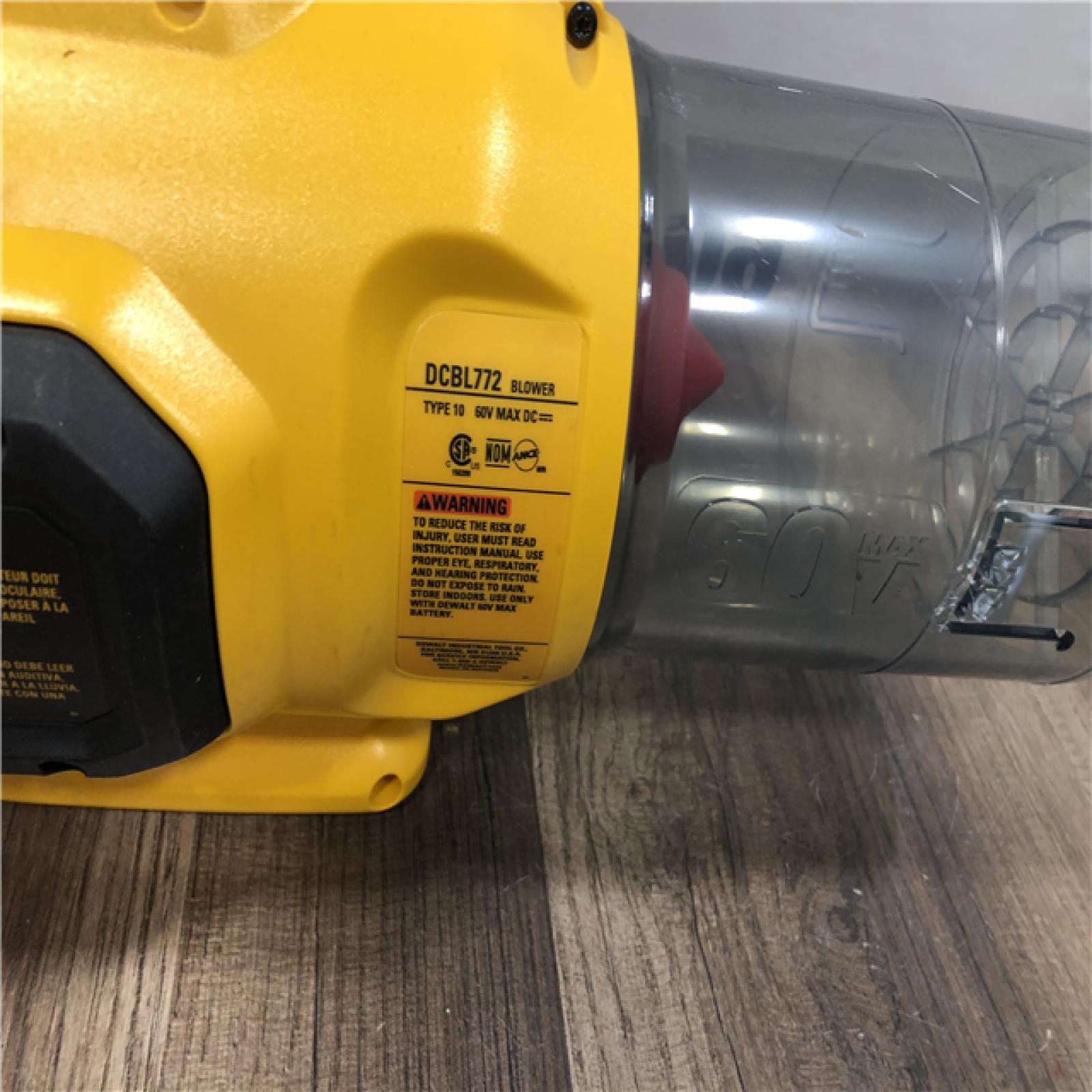 AS-IS DEWALT FLEXVOLT 60V MAX 125 MPH 600 CFM Brushless Cordless Battery Powered Blower Kit