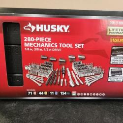 Phoenix NEW Husky 280-Piece SAE/Metric Mechanics Tool Set with Tool Box (SEALED)