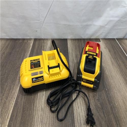 AS-IS DEWALT 20V/60V MAX FLEXVOLT Lithium-Ion 9.0Ah Battery and Charger Starter Kit