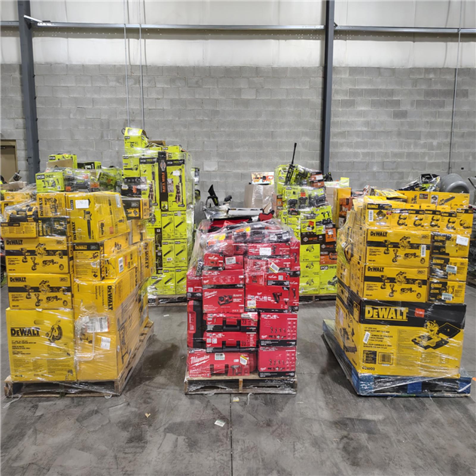 Pittston Location As-Is Power Tools Partial Truckload (13 Pallets) 0790-A