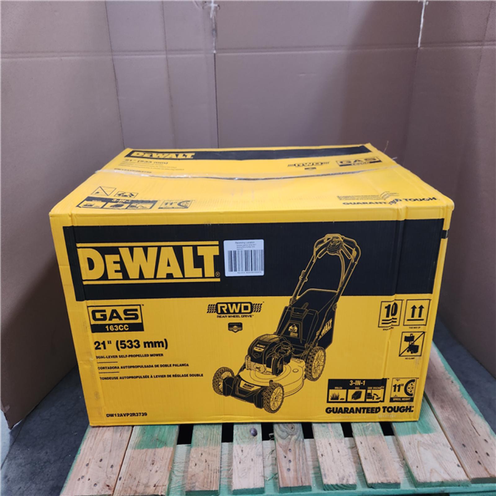 CALIFORNIA AS-IS DEWALT MOWER