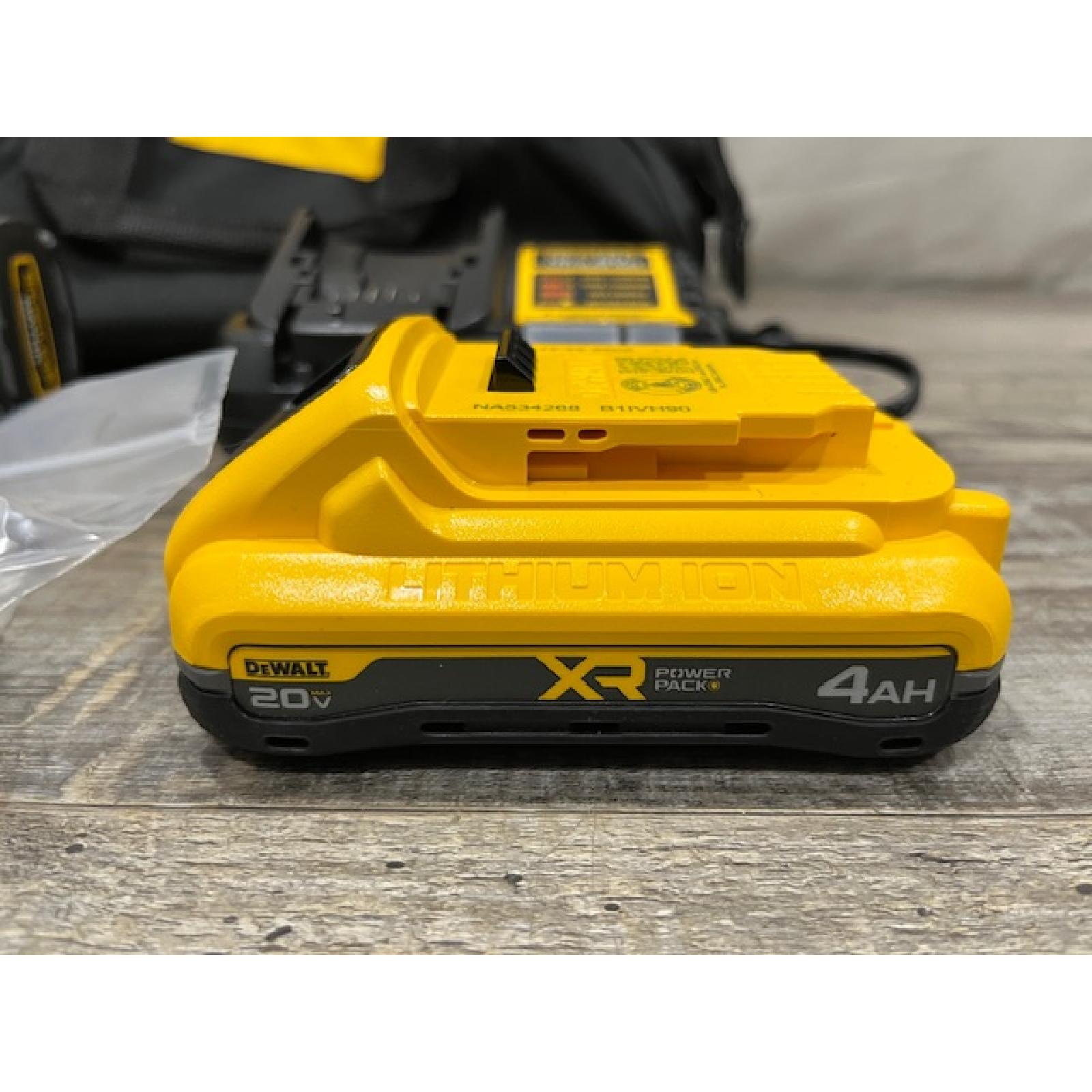 AS-IS DEWALT 20V MAX XR Lithium-Ion Brushless Cordless 3-Speed High Torque 1/4 in. Impact Driver Kit