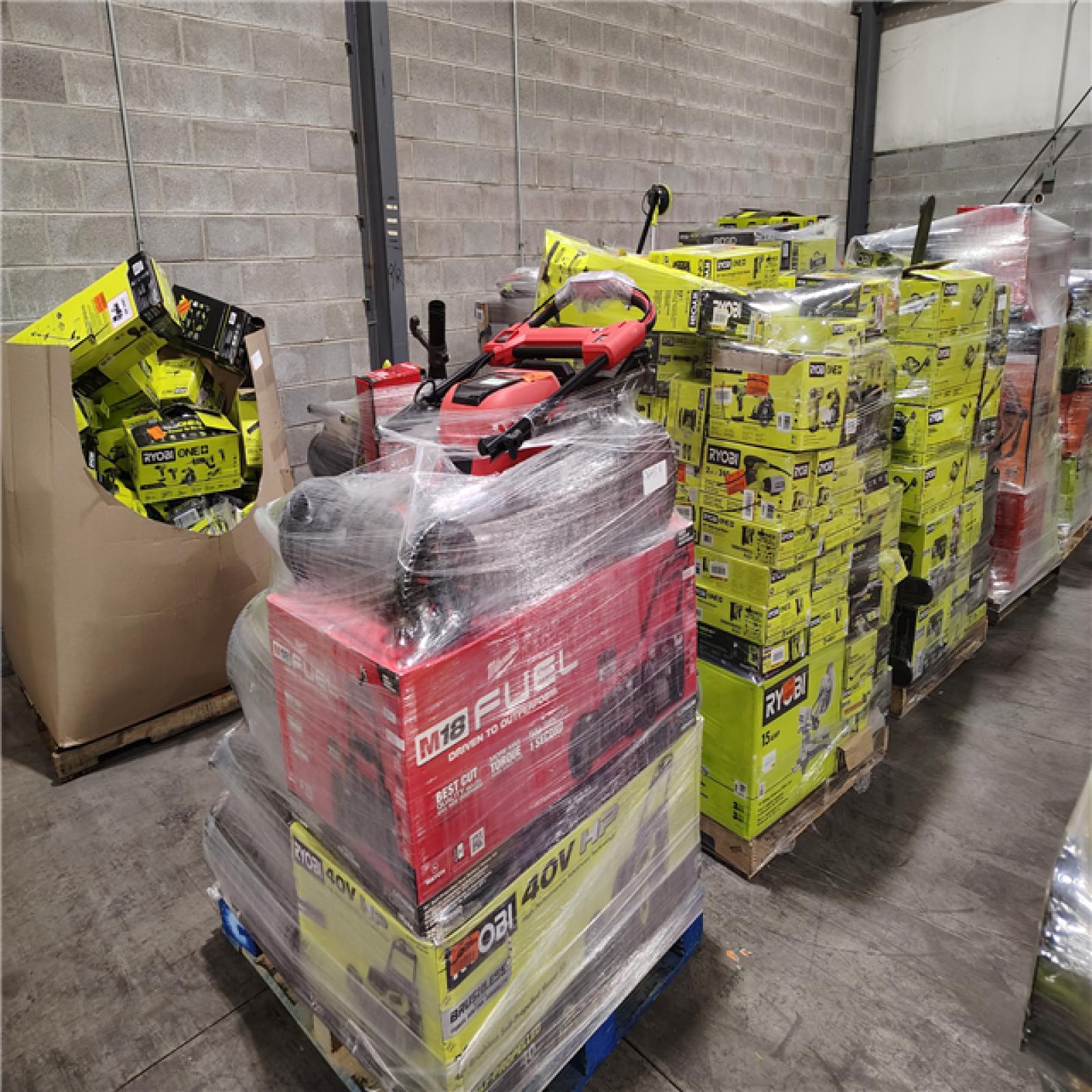 Pittston Location As-Is Power Tools Partial Truckload (14 Pallets) 0643-A