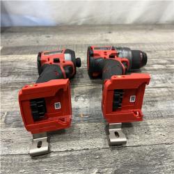 AS-IS Milwaukee FUEL 18V Lithium-Ion Brushless Cordless Hammer Drill and Impact Driver Combo Kit