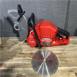 Houston Location AS-IS Milwaukee FUEL ONE-KEY 18V Lithium-Ion Brushless Cordless 9 in. Cut Off Saw (Tool-Only)