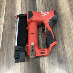 AS-IS Milwaukee 12-Volt 23-Gauge Lithium-Ion Cordless Pin Nailer (Tool-Only)