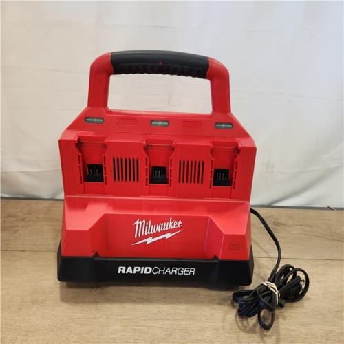 AS-IS- Milwaukee M18 18V Lithium-Ion PACKOUT 6-Port Rapid Charger