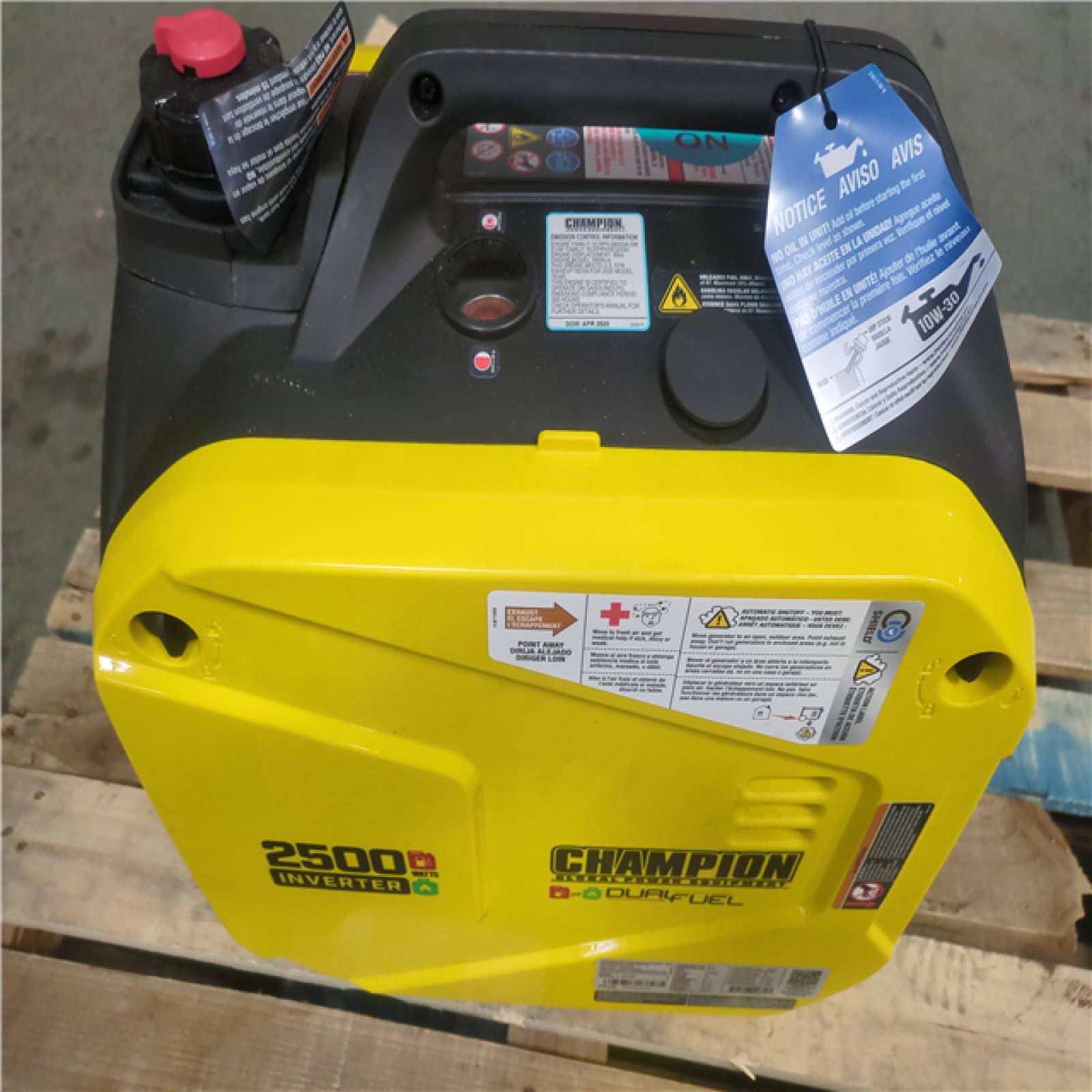 CALIFORNIA AS-IS CHAMPION PORTABLE POWER GENERATOR