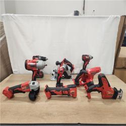 AS-IS- M18 18-Volt Lithium-Ion Cordless Combo Kit 9-Tool with 2-Batteries  Charger and Tool Bag