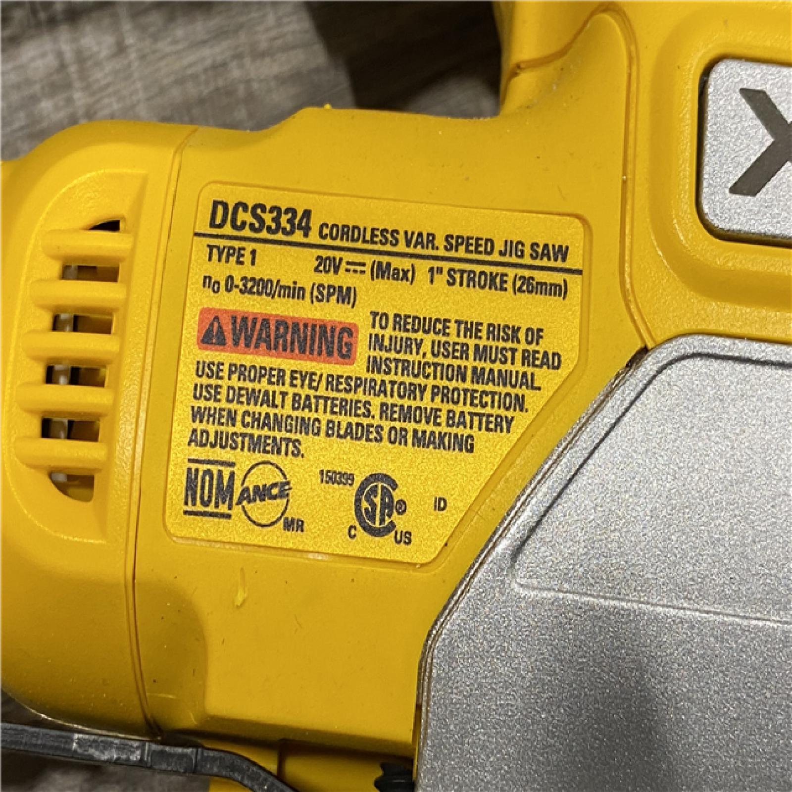 AS-IS DEWALT 20V MAX XR Cordless Brushless Jigsaw (Tool Only)