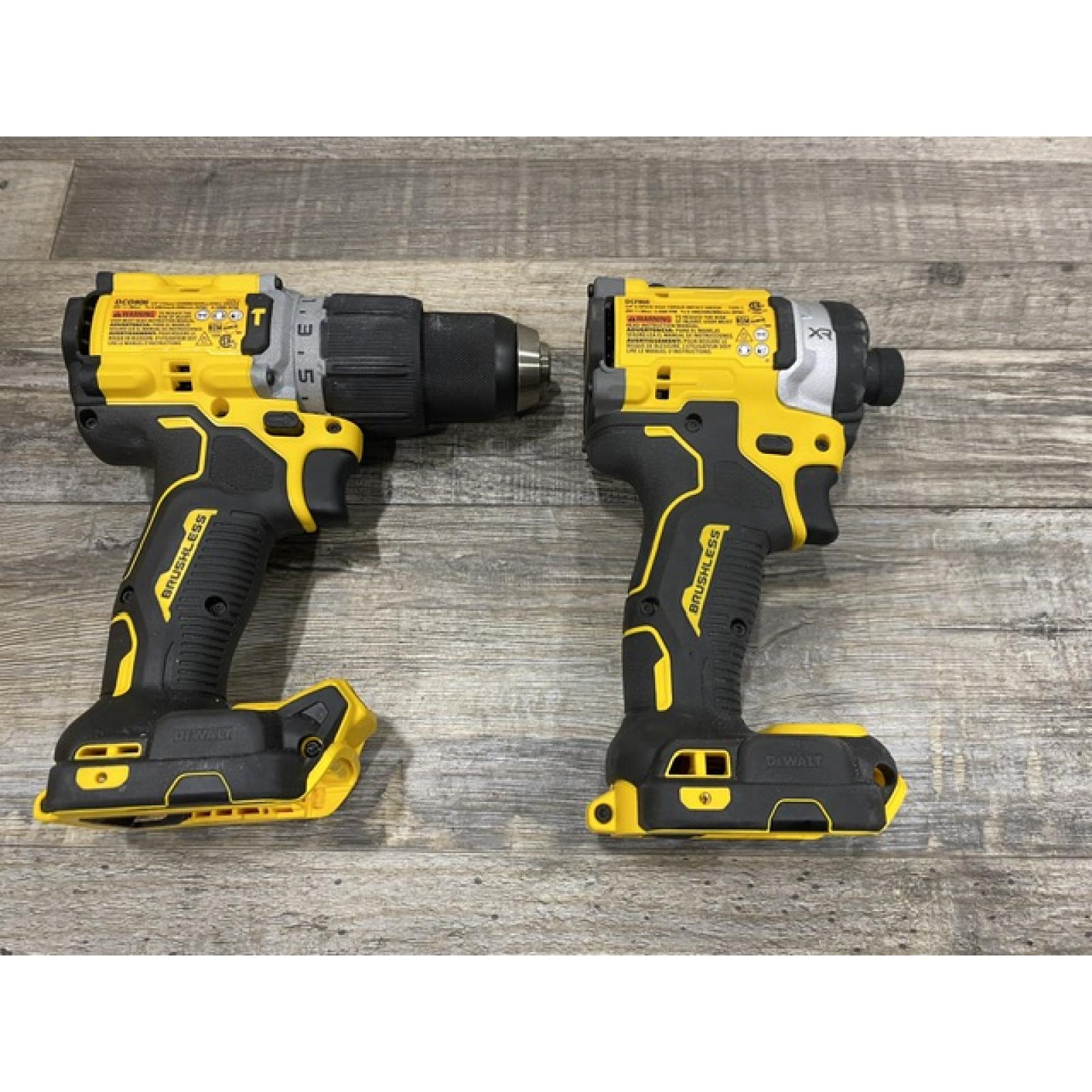 AS-IS DEWALT 20V XR Lithium-Ion Cordless 2-Tool Combo Kit