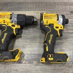 AS-IS DEWALT 20V XR Lithium-Ion Cordless 2-Tool Combo Kit