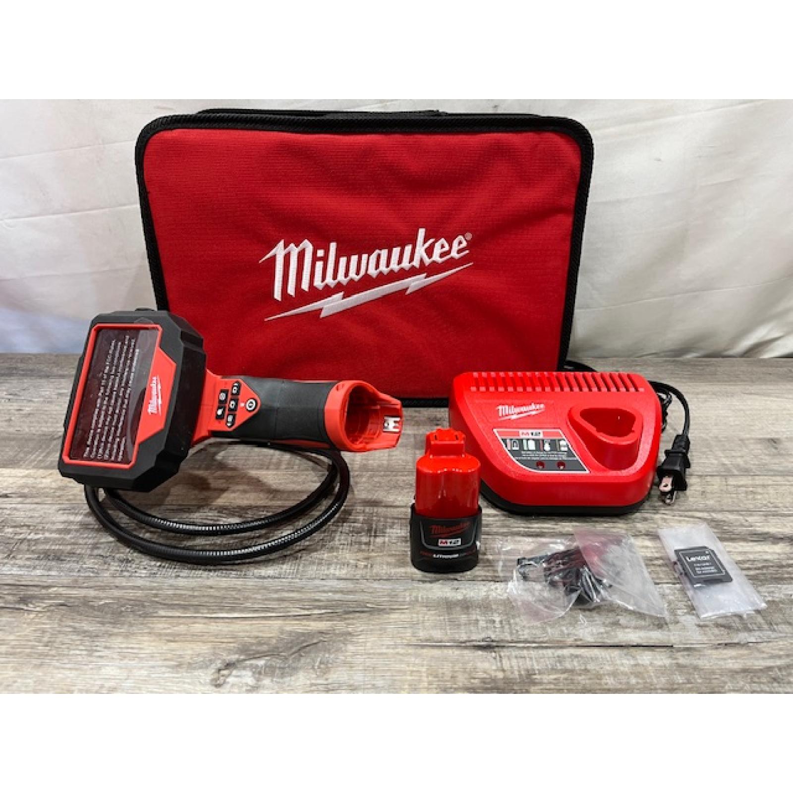 AS-IS Milwaukee 12V Lithium-Ion Cordless M-SPECTOR 360-Degree 4 ft. Inspection Camera Kit