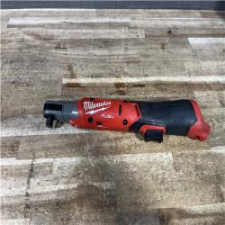 Houston Location AS-IS Milwaukee FUEL 12V Lithium-Ion Compact 3/8 in. Cordless Ratchet (Tool-Only)