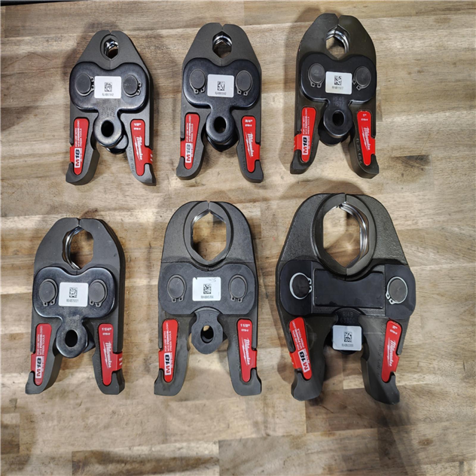 HOUSTON LOCATION - AS-IS (APPEARS LIKE NEW) M18 18-Volt Lithium-Ion Brushless Cordless FORCE LOGIC Press Tool Kit with 1/2 in. - 2 in. Jaws Kit (6-Jaws Included)