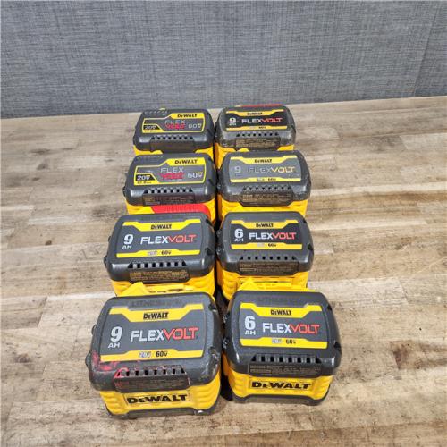 HOUSTON LOCATION - AS-IS DEWALT BATTERY PACK QTY - 8