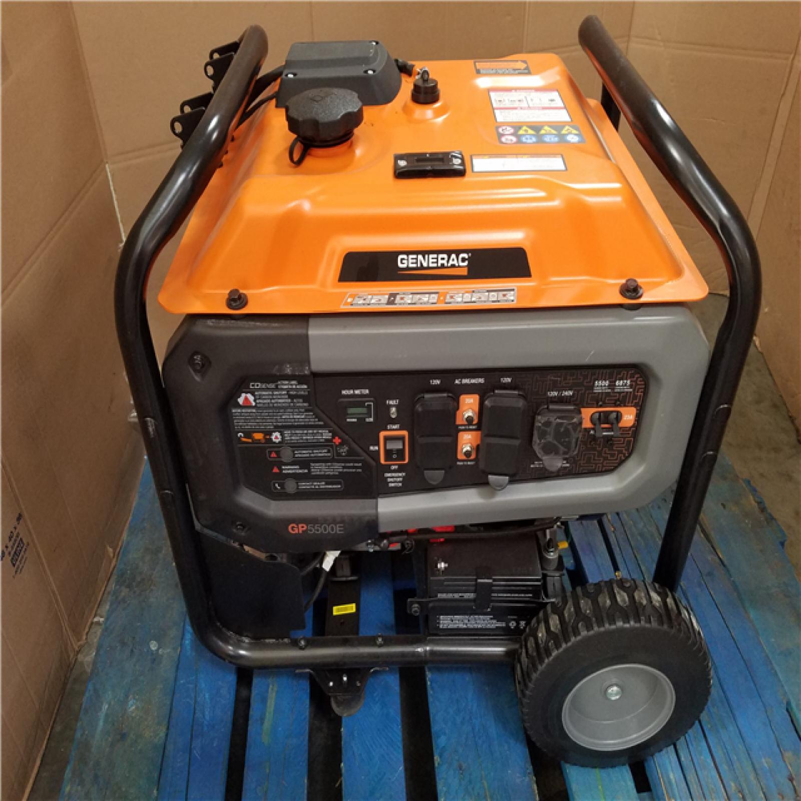 CALIFORNIA AS-IS GENERAC PORTABLE GENERATOR
