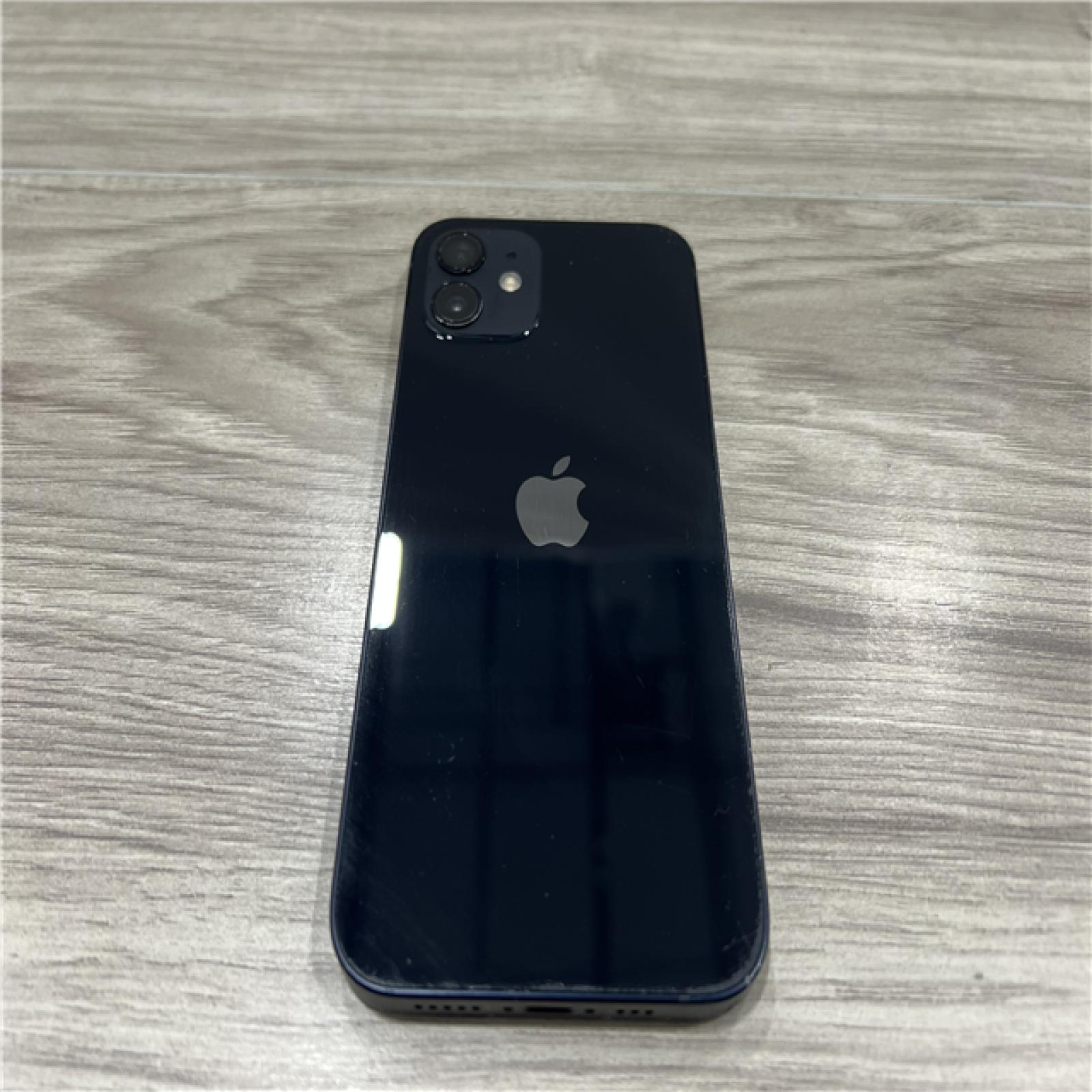 AS-IS Apple iPhone 12 BLACK 64GB -MGEF3LL/A