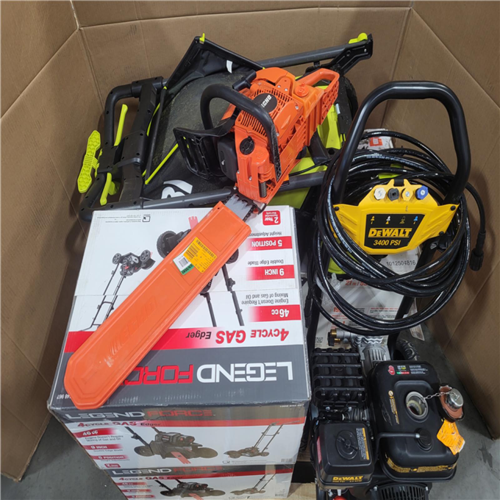 CALIFORNIA AS-IS OUTDOOR POWER EQUIPMENT
