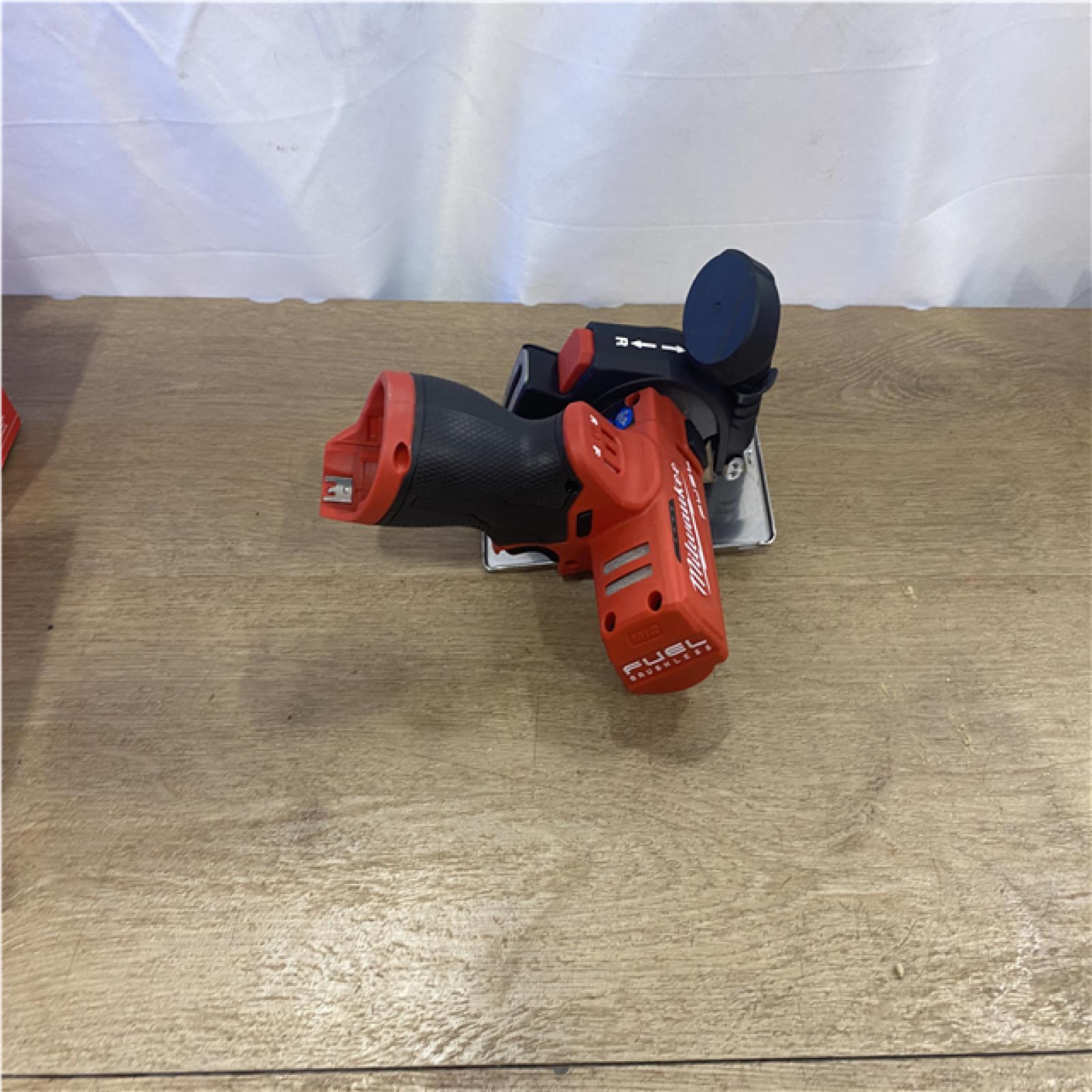 AS-IS Milwaukee FUEL 12V Lithium-Ion Brushless Cordless 3 in. Cut Off Saw (Tool-Only)