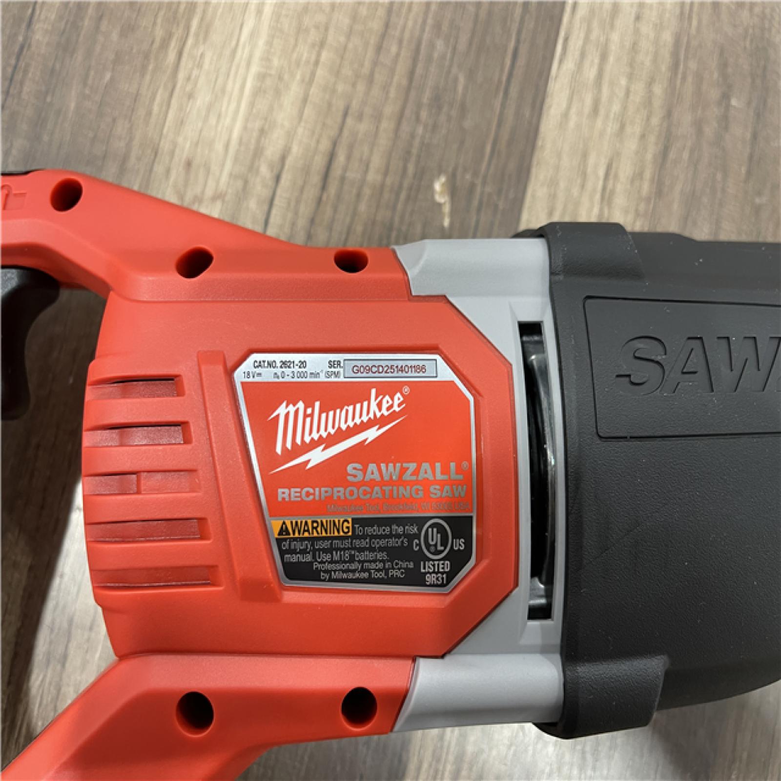 AS-IS Milwaukee 18V Lithium-Ion Cordless SAWZALL Reciprocating Saw (Tool-Only)