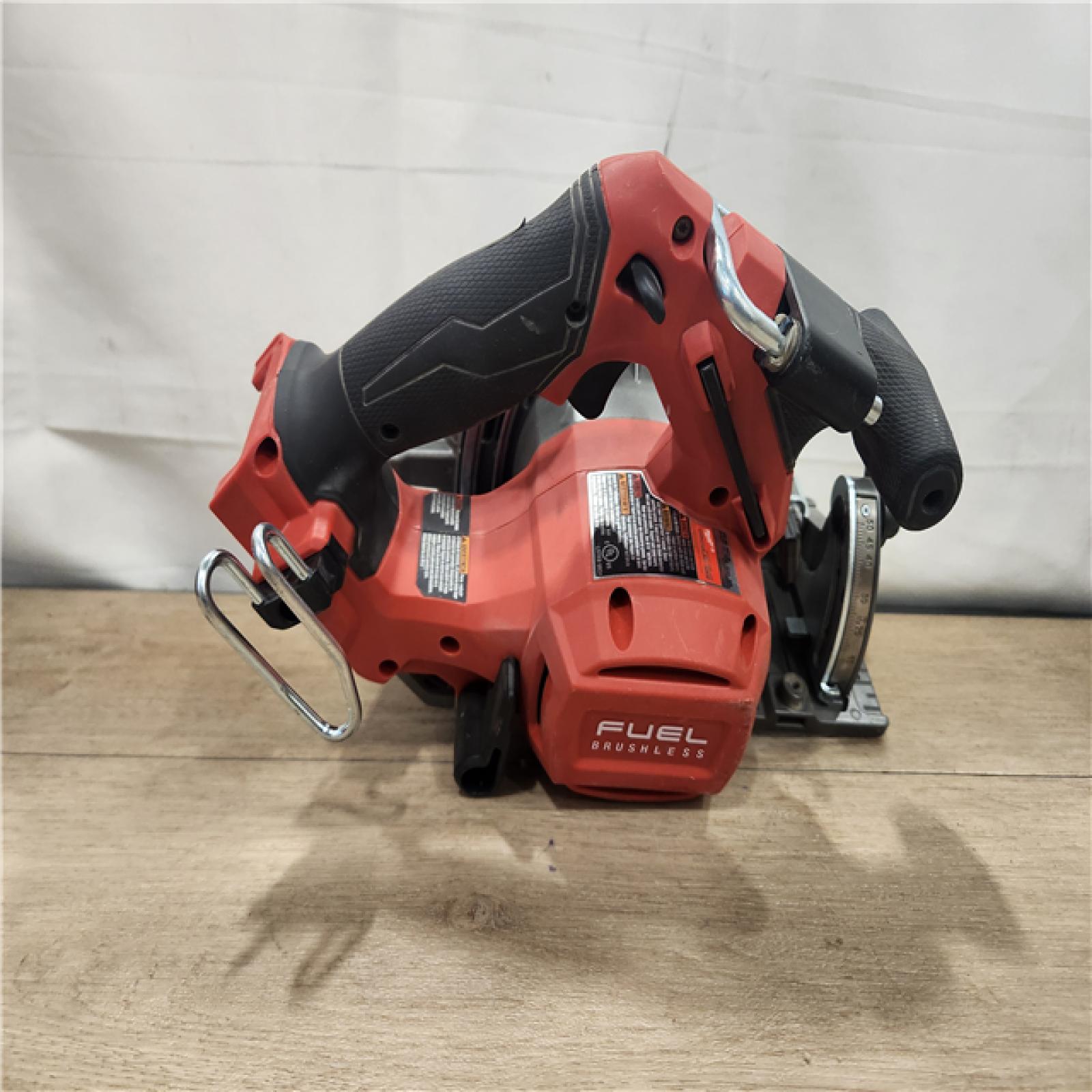 AS-IS- Milwaukee FUEL 18V Lithium-Ion Brushless Cordless 6-1/2 in. Circular Saw (Tool-Only)