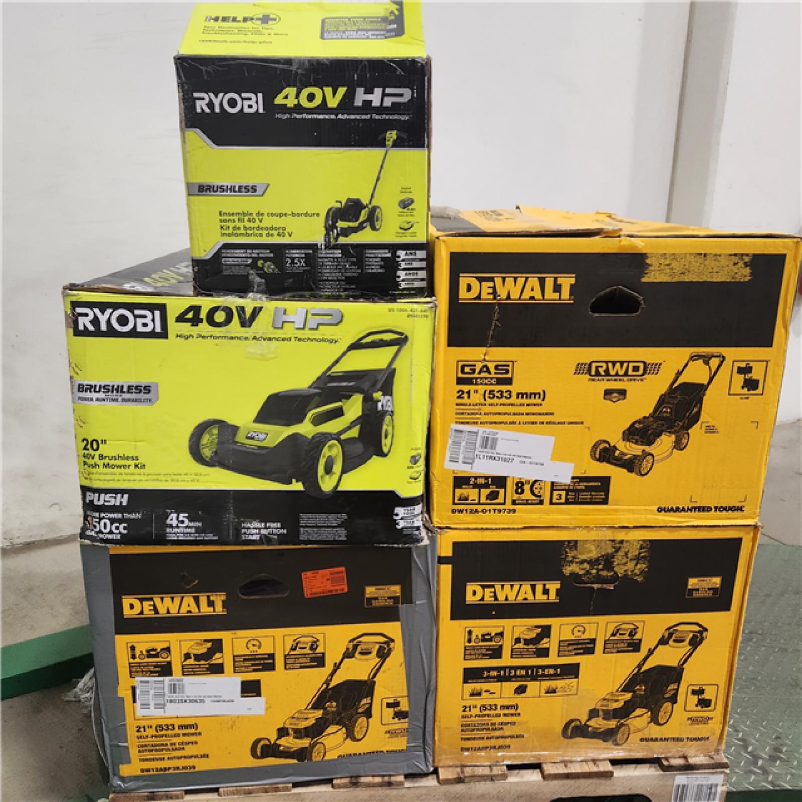 Dallas Location - As-Is Lawn Mower Pallet